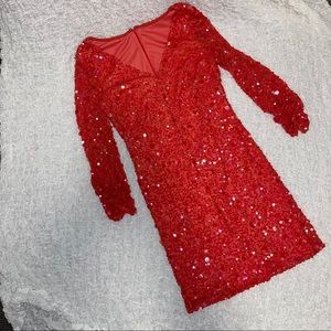 Sequin mini dress
